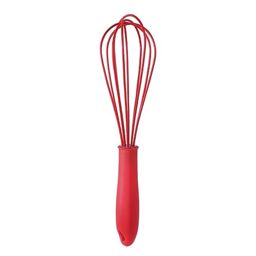 VERDANVERSE Silikon Eierschläger mit Rutschfestem Griff Handmixer für Milch Sahne und Saucen Leicht und Einfach zu Reinigen Küchenwerkzeug Rot VERDANVERSE Silikon Eierschläger mit Rutschfestem Griff Handmixer für Milch Sahne und Saucen Leicht und Einfach zu Reinigen Küchenwerkzeug Rot von VERDANVERSE