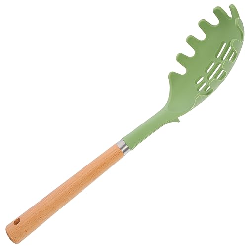 VERDANVERSE Spaghetti Löffel mit Holzgriff Hochwertiger Silikon Spaghetti Server Spülmaschinengeeignet Ergonomisches Design für Pasta und Nudeln Sicher für Antihaft Pfannen VERDANVERSE Spaghetti Löffel mit Holzgriff Hochwertiger Silikon Spaghetti Server Spülmaschinengeeignet Ergonomisches Design für Pasta und Nudeln Sicher für Antihaft Pfannen von VERDANVERSE