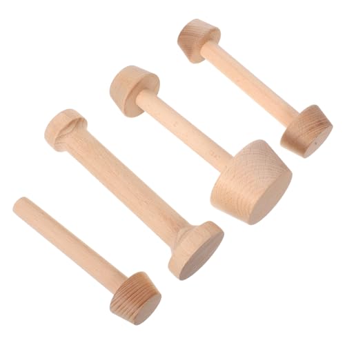 VERDANVERSE Teiliges Holz-eierkuchenform mit Doppelseitigem Gebäckstampfer Nahtlose Antihaft-oberfläche Ergonomischer Griff Vielseitig für Kuchen Torten und Desserts für Zuhause Hobbybäcker von VERDANVERSE
