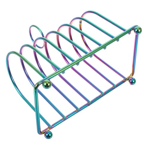 VERDANVERSE Edelstahl Toastständer Für Küchenarbeitsplatte Multifunktionales Brotregal Vertikales Brotscheibenständer Leicht Zu Reinigen Platzsparendes Design Auch Bücherregal Geeignet von VERDANVERSE