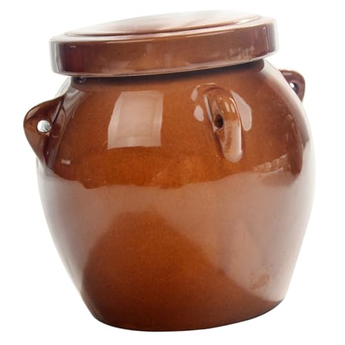VERDANVERSE Traditionelles Keramik Einmachglas Klein Luftdicht Versiegelt Retro Vorratsbehälter für Honig Eingelegtes Gemüse Vielseitig für Haushalt und Küche VERDANVERSE Traditionelles Keramik Einmachglas Klein Luftdicht Versiegelt Retro Vorratsbehälter für Honig Eingelegtes Gemüse Vielseitig für Haushalt und Küche von VERDANVERSE