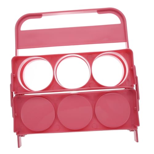 VERDANVERSE Tragbarer Faltbarer Flaschenträger aus Verschleißfestem Material Stabiler Bier und Weinflaschenhalter für Flaschen Kompakter Flaschenkorb für Outdoor Grill und Party von VERDANVERSE