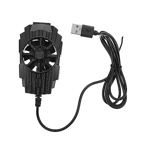 VERDANVERSE Tragbarer Smartphone Kühler mit Einstellbarem Turbinenventilator für Mobiles Gaming Leiser Kühlclip für Handys für Live Streaming und Spiele USB Betrieben von VERDANVERSE