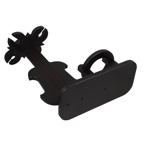 VERDANVERSE Vintage Violin Weinregal aus Holz Rotwein Flaschenhalter für Gläser Dekorativ für Zuhause für Partys und Besondere Anlässe Effiziente Lagerung und Stilvolles Design von VERDANVERSE