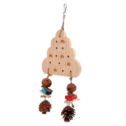 VERDANVERSE Vogelkauspielzeug zum Aufhängen Kauspielzeug für Papageien und Käfigvögel Zahnfreundliches Hängespielzeug mit Natürlichem Design für Beschäftigung und Zahnpflege VERDANVERSE Vogelkauspielzeug zum Aufhängen Kauspielzeug für Papageien und Käfigvögel Zahnfreundliches Hängespielzeug mit Natürlichem Design für Beschäftigung und Zahnpflege von VERDANVERSE