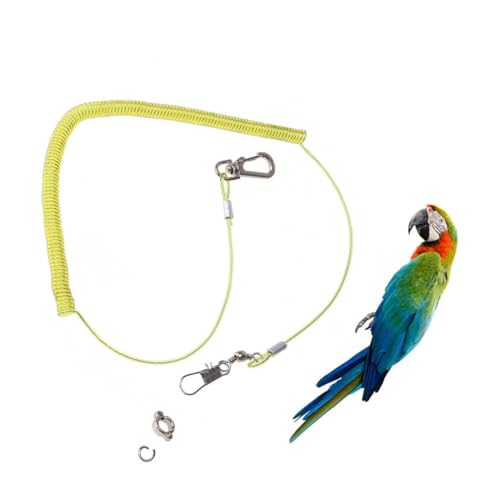 VERDANVERSE Vogelleine Trainingsseil für Papageien Elastische Anti-Biss Flugleine mit Fußring Robustes Kunststoff Stahlseil für Freiflugtraining und Outdoor-Einsatz Zufällige VERDANVERSE Vogelleine Trainingsseil für Papageien Elastische Anti-Biss Flugleine mit Fußring Robustes Kunststoff Stahlseil für Freiflugtraining und Outdoor-Einsatz Zufällige von VERDANVERSE