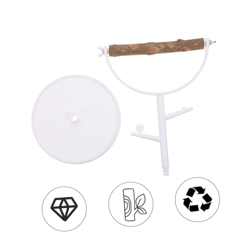 VERDANVERSE Vogelständer Holz Sitzstange für Papageien Trainingsspielzeug Langlebig Sicher Komfortabel für Käfigvögel Wellensittiche Sittiche Parrots Cage Accessories Bird Supplies von VERDANVERSE