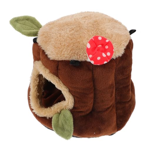 VERDANVERSE Warmer Hamsterhaus aus Robustes Kleintiernest für Meerschweinchen Chinchilla und Zwerghamster Kuscheliges Haustierversteck für Sicheren Schlaf und Gemütliche Winterruhe von VERDANVERSE