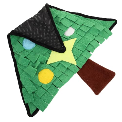 VERDANVERSE Weihnachtlicher Hundeschnüffelteppich aus Robustem Lint Material Waschbar Multifunktional für Langsames Füttern Training und Sensorische Beschäftigung rutschfest Geeignet für VERDANVERSE Weihnachtlicher Hundeschnüffelteppich aus Robustem Lint Material Waschbar Multifunktional für Langsames Füttern Training und Sensorische Beschäftigung rutschfest Geeignet für von VERDANVERSE