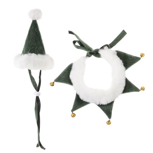 VERDANVERSE Weihnachtliches Haustier mit Glocke Leichter Polyester Hutkragen für Hunde und Atmungsaktiv Bequem Dekoratives Teiliges in Weihnachtsbaumgrün Einheitsgröße VERDANVERSE Weihnachtliches Haustier mit Glocke Leichter Polyester Hutkragen für Hunde und Atmungsaktiv Bequem Dekoratives Teiliges in Weihnachtsbaumgrün Einheitsgröße von VERDANVERSE