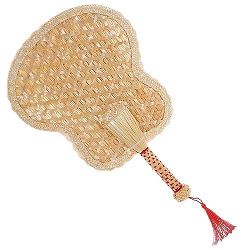 VERDANVERSE Woven Hand Fan Handgefertigter Sommerfächer aus Leicht und Tragbar für Entspannte im Freien Vintage Chinese Style für Gartenpartys und Strandbesuche VERDANVERSE Woven Hand Fan Handgefertigter Sommerfächer aus Leicht und Tragbar für Entspannte im Freien Vintage Chinese Style für Gartenpartys und Strandbesuche von VERDANVERSE