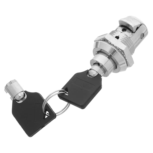 VERDANVERSE Zylindrisches Vending Machine Lock aus Zinklegierung mit Federriegel Präzisions Tongue Lock Automatische Selbstverriegelung Kompatibel mit Verkaufsautomaten Schaltschränken und von VERDANVERSE
