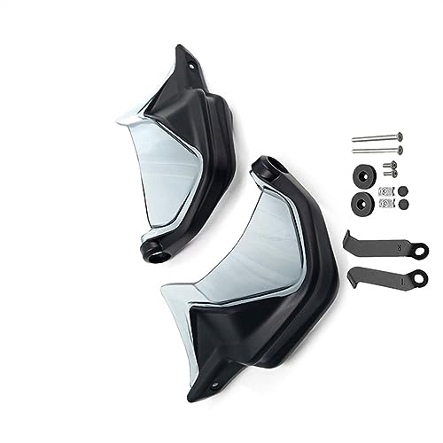 VERDDE Motorrad Für H&onda Integra 750 CTX700 ABS Handprotektoren Schild Guards Windschutzscheibe Hand Wind Schutz (Color : Black Set A) von VERDDE