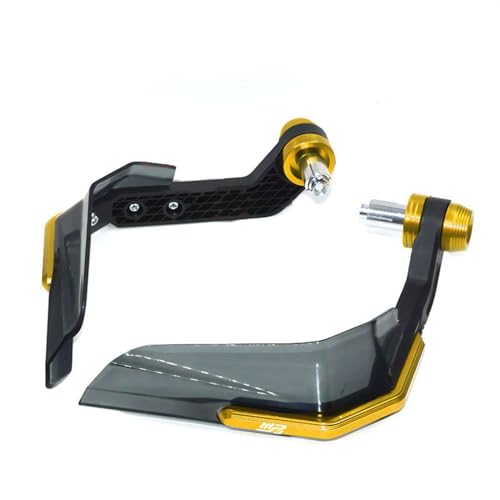 VERDDE Motorrad Zubehör Für Piaggio MP3 300 MP3 400 MP3 500 Handschutz Windschutzscheibe Hand Guards Griff Wind Schild Hand Protector (Color : Gold A) von VERDDE