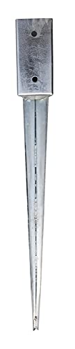VERDELOOK Endkappe aus Metall, 71 x 71 mm, Pfostenträger und Pfostenträger von VERDELOOK