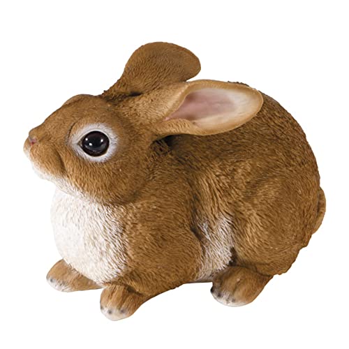 VERDELOOK Gartenfigur aus Polyresin in Form eines Hasen, 22x14x16 cm von VERDELOOK