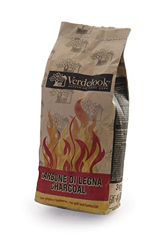 VERDELOOK Holzkohle in Säcken für Barbecue-Grills Kamine, 5 kg von VERDELOOK