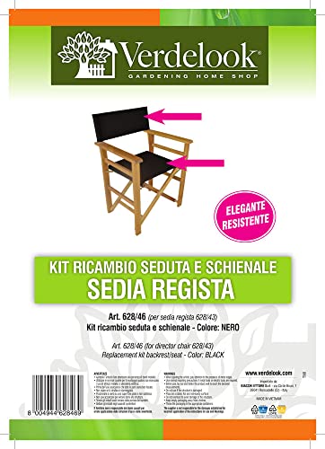 VERDELOOK Legno Garden codice 628/43 Ersatzstoff, Holz, Schwarz von VERDELOOK