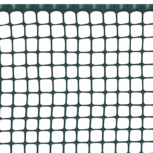 VERDELOOK Netz 10x10 cm Quadra mit nicht schneidenden Kanten, 1x10 m, grün von VERDELOOK
