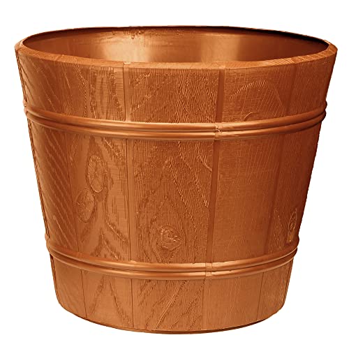 VERDENIA Blumentopf Leichter Blumenkübel Holzinspiriertes Design Dekorativer Topf für Pflanzen für Innen und Außenbereich Pflanztopf aus Kunststoff Runder Viele Farben und Größen 26cm 7209 Terrakotta VERDENIA Blumentopf Leichter Blumenkübel Holzinspiriertes Design Dekorativer Topf für Pflanzen für Innen und Außenbereich Pflanztopf aus Kunststoff Runder Viele Farben und Größen 26cm 7209 Terrakotta von VERDENIA