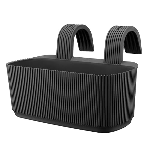 VERDENIA PERA Blumentopf Hängend – Stilvolle Blumenpräsentationslösung für den Außenbereich – Robuster Blumentopf aus Kunststoff – Beständig gegen äußere Einflüsse – 29x19x21cm – Anthrazit VERDENIA PERA Blumentopf Hängend – Stilvolle Blumenpräsentationslösung für den Außenbereich – Robuster Blumentopf aus Kunststoff – Beständig gegen äußere Einflüsse – 29x19x21cm – Anthrazit von VERDENIA