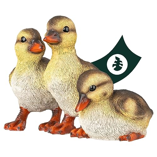 VERDOBA Entenküken Figuren Garten - Gartenteich Deko - Lebensgroße Figuren für die Teich Dekoration - Wetterfeste Enten Deko aus Polyresin für den Teich VERDOBA Entenküken Figuren Garten - Gartenteich Deko - Lebensgroße Figuren für die Teich Dekoration - Wetterfeste Enten Deko aus Polyresin für den Teich von VERDOBA