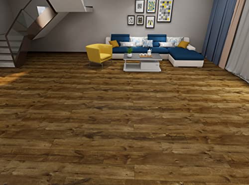 VEREG Vinylboden Knotty Pine, 1220x180x4,2mm, 1,7568m²/Paket, Vinyl, PVC Bodenbelag, Click Vinyl, Vinyl Laminat Dielen von VEREG