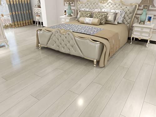 VEREG Vinyl, PVC Bodenbelag, Click Vinyl, Vinylboden, Vinyl Laminat Dielen Oak Caorle Basicline,1220x180x3,5mm, 2,196m²/Paket von VEREG