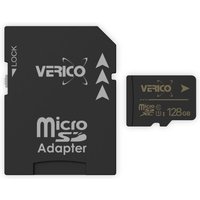 Verico - microSDXC Speicherkarte 128GB, Class 10, uhs-i, mit Adapter von VERICO