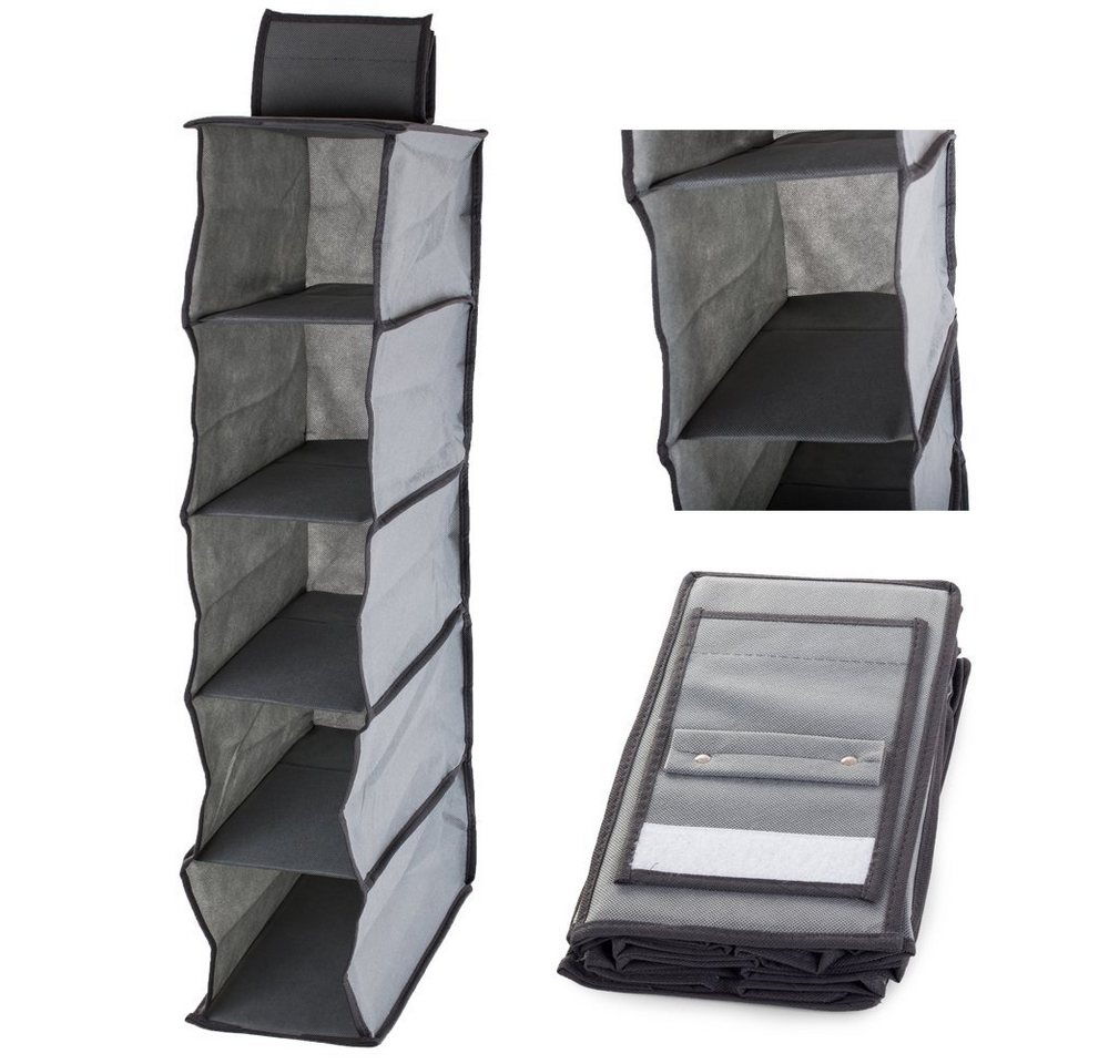VERK GROUP Aufbewahrungsbox Aufbewahrungsbox Box Kleiderschrank Hängeregal klappbar 70cn VERK GROUP Aufbewahrungsbox Aufbewahrungsbox Box Kleiderschrank Hängeregal klappbar 70cn von VERK GROUP