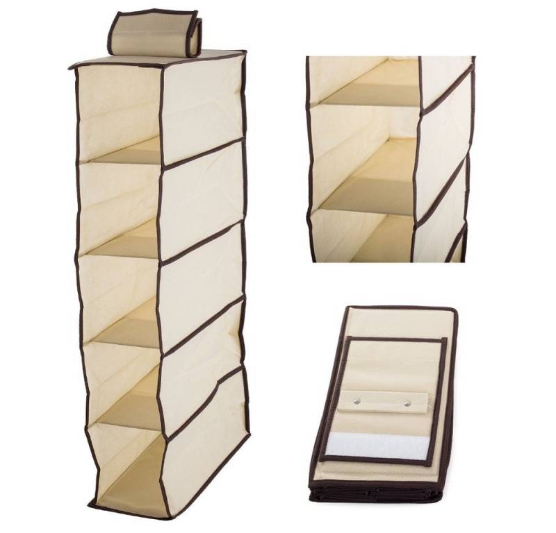 VERK GROUP Aufbewahrungsbox Garderobe Kleiderschrank Hängeregal Aufbewahrungsbox Hängeschrank von VERK GROUP