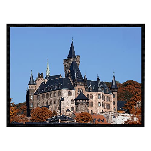 Vero Home 13584 Fußmatte | Motiv Orte Schloss im Harz | Für Ihren Eingangs-Bereich | Maße: 80 x 60 cm von VERO HOME