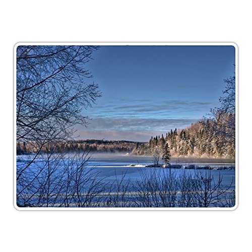 Vero Home 18058 Tischset 4-teilig | Motiv Natur Winterlandschaft | Kratzfest abschwischbar | Maße: 39 x 29 cm von VERO HOME