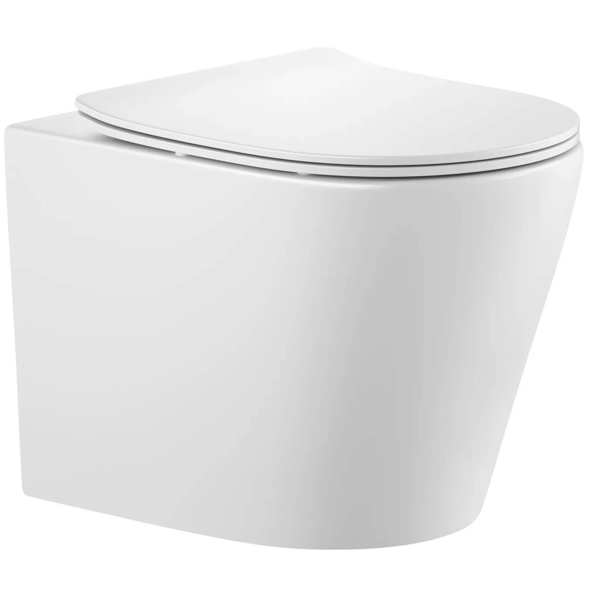 VEROSAN PRO Wand-WC 'Nakia' spülrandlos inkl. WC-Sitz weiß matt VEROSAN PRO Wand-WC 'Nakia' spülrandlos inkl. WC-Sitz weiß matt von VEROSAN PRO