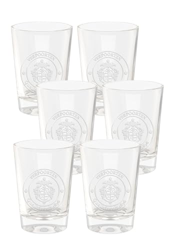 VERPOORTEN "Wappen"-Gläser, 6cl im 6er Pack von VERPOORTEN ORIGINAL