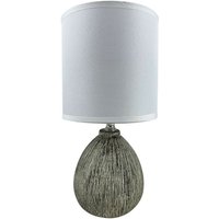 Lampe dede Tischleuchte versa lua 25 w grau Keramik 11 x 28 x 11 cm von VERSA