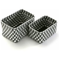 Set of stapelbare Organizer-Boxen Versa Polypropylen 2 Stück Fusion (23 x 20 x 33 cm) von VERSA