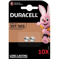 20x Duracell Uhrenbatterie D357 1,55V 190mAh AgO 20x Duracell Uhrenbatterie D357 1,55V 190mAh AgO von VERSCHIEDENE