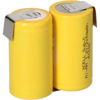 2er Reihe Akku Sub-C 2000 mAh 2,4V NiMh mit Lötfahne von VERSCHIEDENE