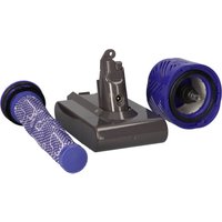 Ersatzakku für Dyson V6 Staubsauger 21,6V 6000mAh 129,6Wh Ersatzakku für Dyson V6 Staubsauger 21,6V 6000mAh 129,6Wh von VERSCHIEDENE