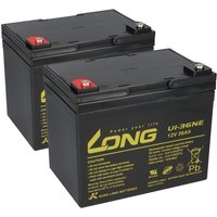 Ersatzakku für Invacare Mistral 2x 12V (24V) 36Ah Zyklenfest agm von VERSCHIEDENE