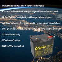Ersatzakku kompatibel Balder 24V 2x12V 62Ah Liberty Junior von VERSCHIEDENE