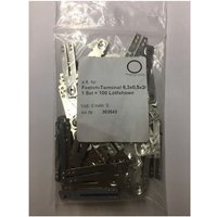 Verschiedene - Faston 6,3mm Stecker 100 Stück Verschiedene - Faston 6,3mm Stecker 100 Stück von VERSCHIEDENE