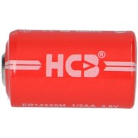 Hcb Lithium 3,6V Batterie ER14250M 1/2AA-Zelle, Hochstrom -40°C + 85°C von VERSCHIEDENE