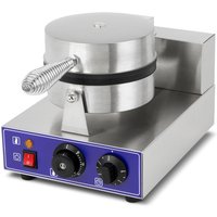 Waffeleisen Belgische Waffel Maker Elektrisch 1000W aus Edelstahl (Timer Funktion bis 5min, Temperatur 50-300 °c Stufenlos Regulierbar, 4 Rutschfeste von VERTES