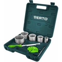Verto - 8 tlg Lochsäge-Set von 32 bis 83 mm von VERTO