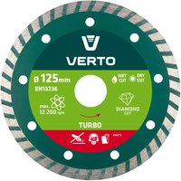 Diamantscheibe 125 x 22,2 mm, Turbo Diamantscheibe 125 x 22,2 mm, Turbo von VERTO