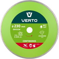 Diamanttrennscheibe für Keramik, Granit, Stein etc. 230 mm von VERTO
