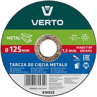 Metalltrennscheibe 125 x 1,5 x 22,2 mm von VERTO