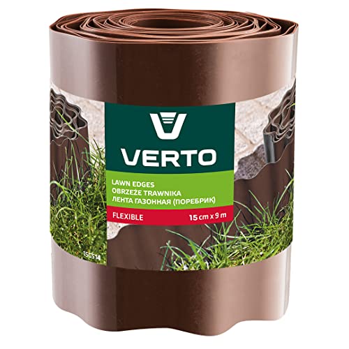 Obrze¿e do trawników 15 cm x 9 m, br¹zowe VERTO 15G514 von VERTO